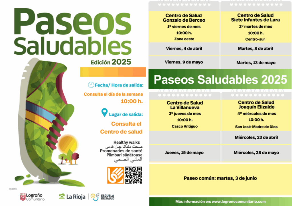 Paseos saludables 2025